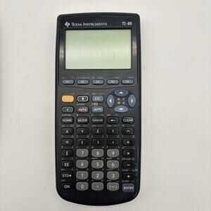 Texas Instruments Original TI 89 Graphing Calculator With Case - Tested/Working